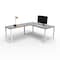 We'Re It Connect It L-Shaped Desk, 77 in D X 30 in H, 60 in W X Thermally Fused Laminate DI60304824L1BBF-WH-8827 - alternate 8